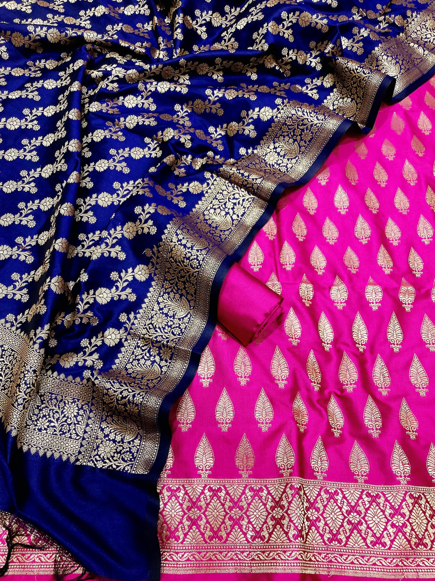 Katan Silk Banarasi Suit (Abasah)