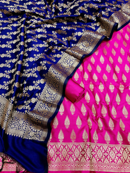 Katan Silk Banarasi Suit (Abasah)