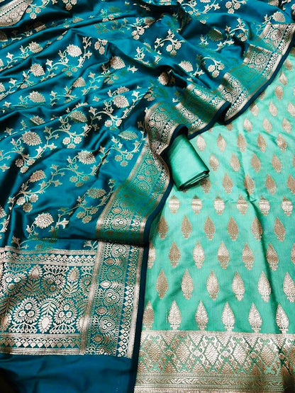 Katan Silk Banarasi Suit (Aafreen)