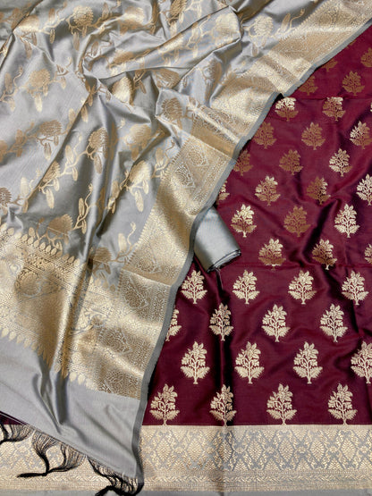 Katan Silk Banarasi Dupatta (Aaqilah)