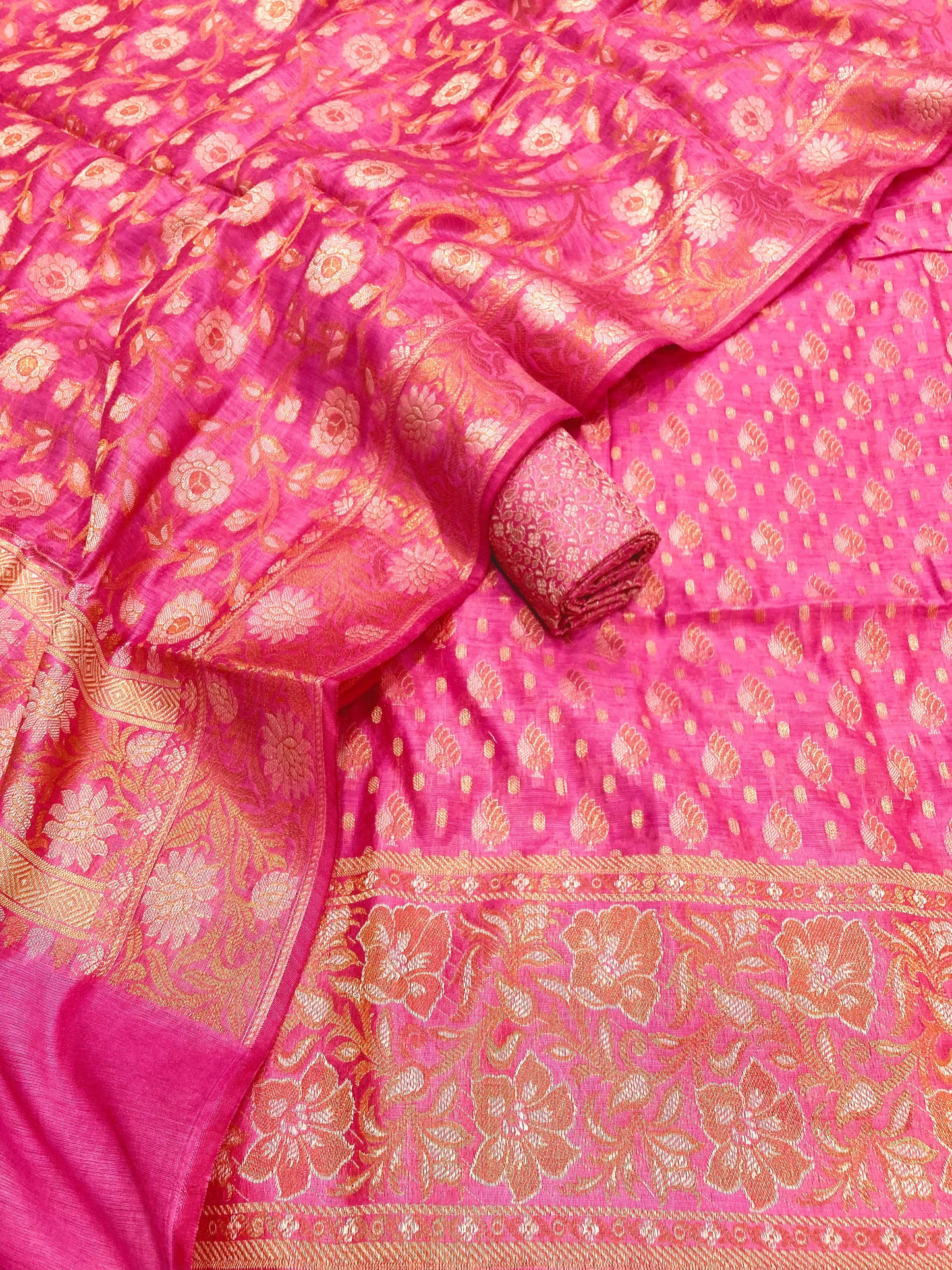 Linen Silk Banarasi Suit {Abeedah)