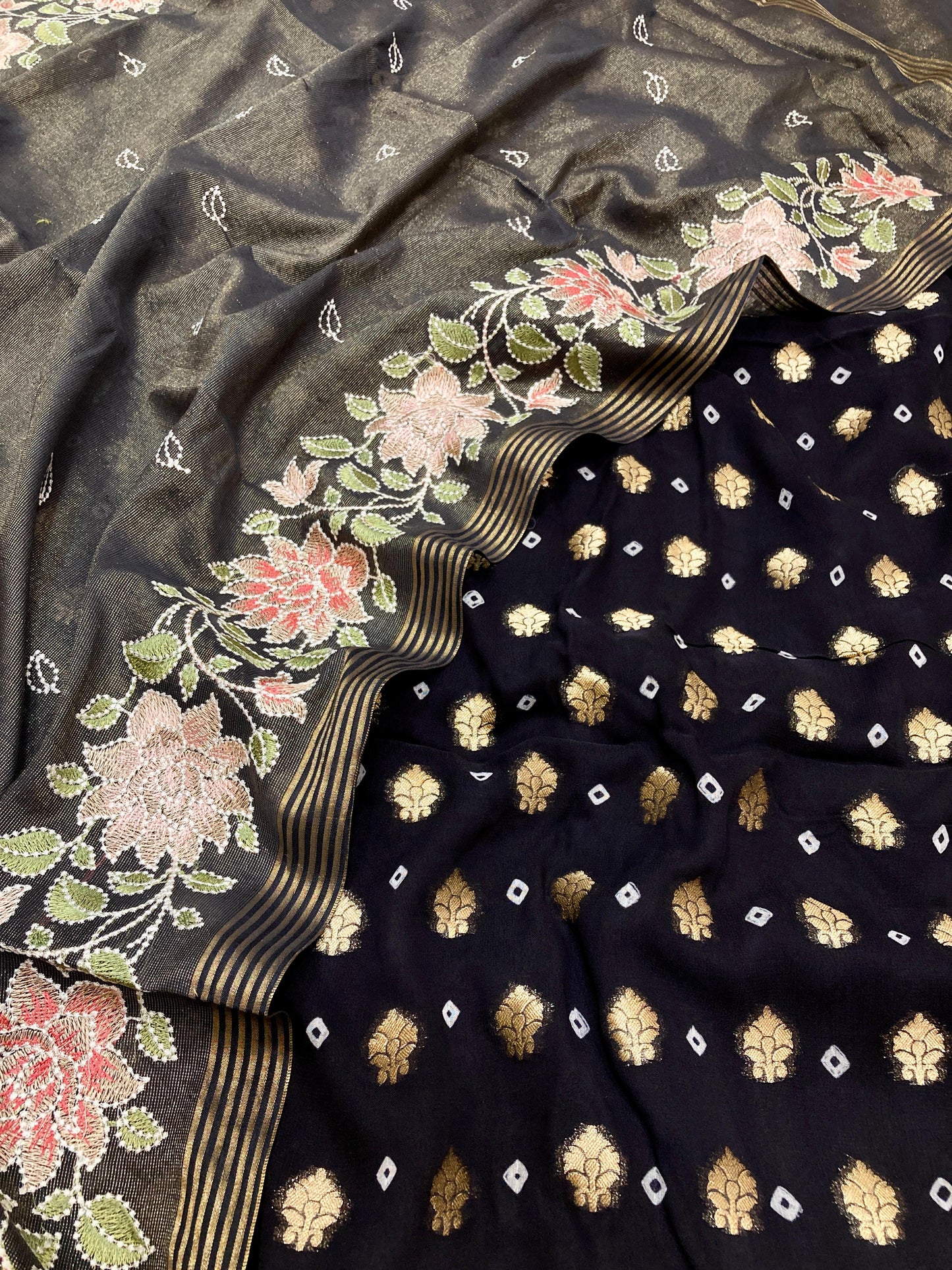 Georgette Silk Banarasi Suit (Aatiqah)