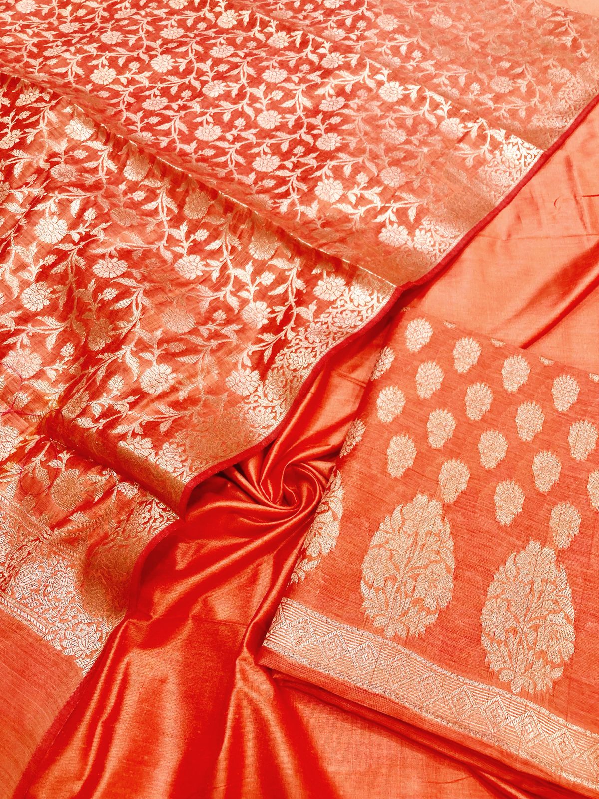 Cotton Silk Banarasi Suit {Afaf)