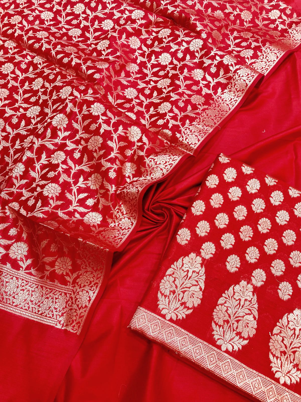 Cotton Silk Banarasi Suit {Afaf)