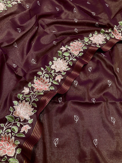 Tissue Silk Banarasi Suit (Aasimah)