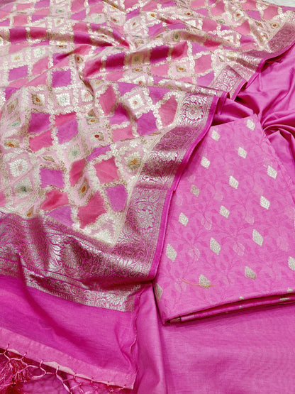 Cotton Silk Banarasi Suit (Afra)