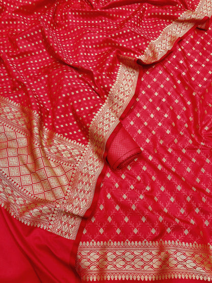 Handloom Silk Banarasi Suit (Aatirah)