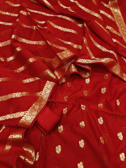 Chiniya Silk Banarasi Suit (Aanisah)