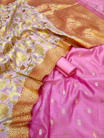 Chanderi Silk Banarasi Suit (Aaliyah)