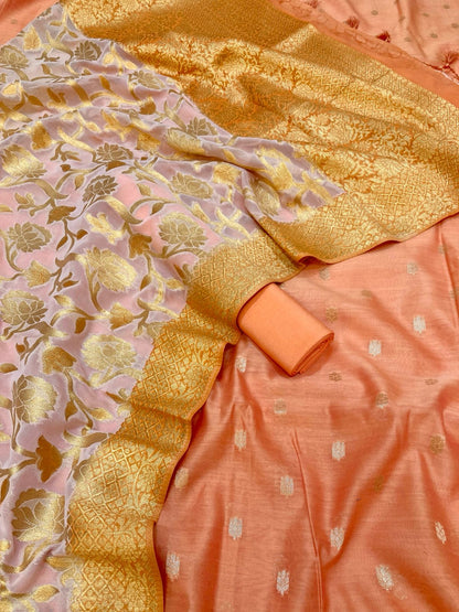 Chanderi Silk Banarasi Suit (Aaliyah)