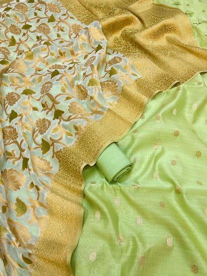 Chanderi Silk Banarasi Suit (Aaliyah)