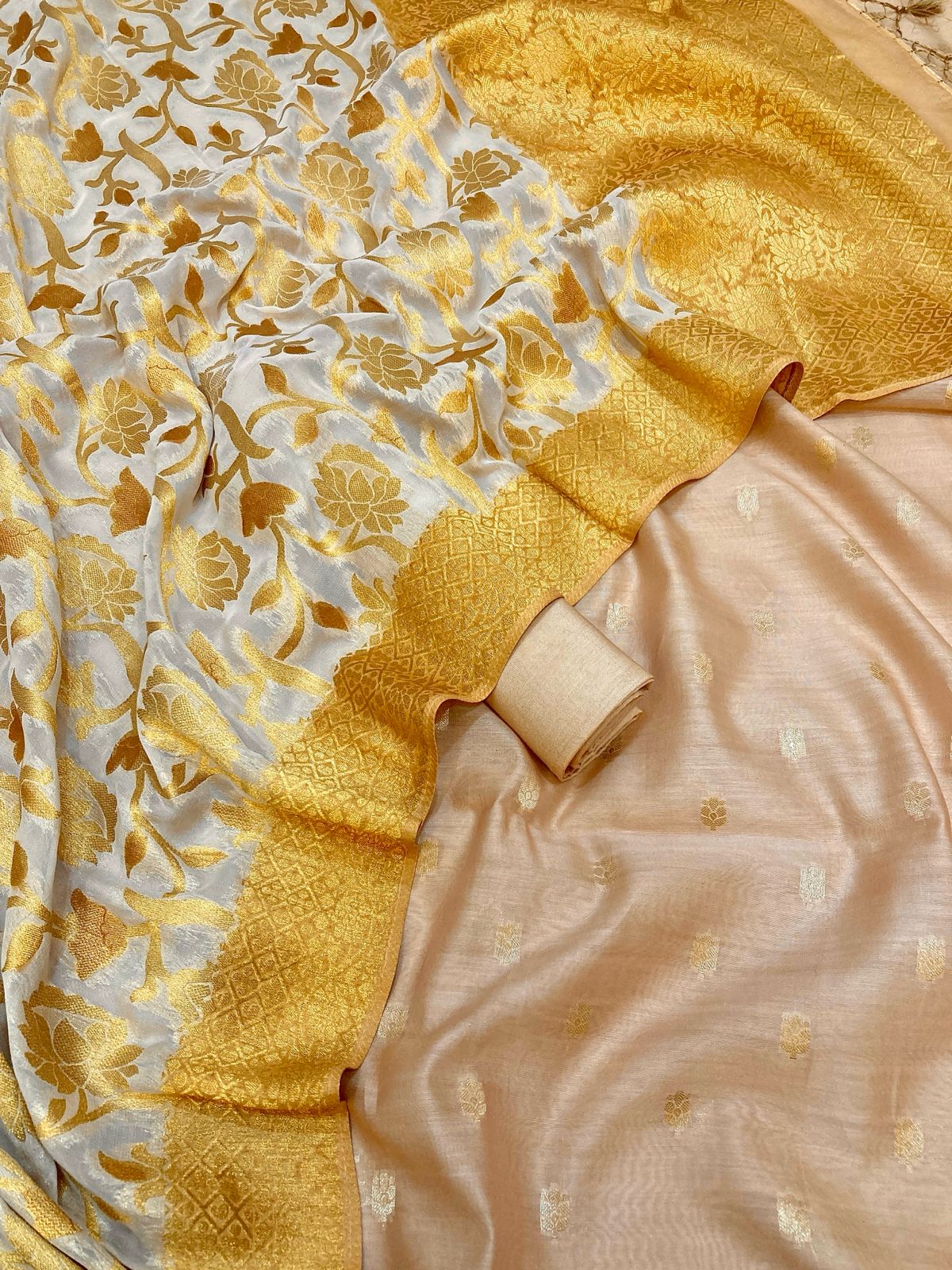 Chanderi Silk Banarasi Suit (Aaliyah)