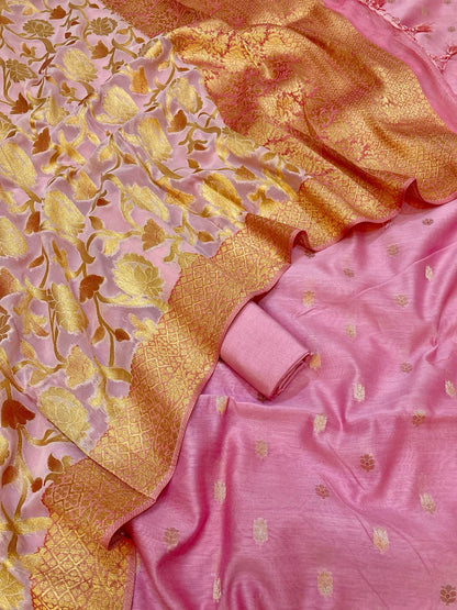 Chanderi Silk Banarasi Suit (Aaliyah)