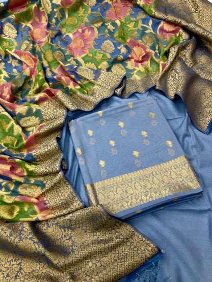 Chanderi Silk Banarasi Suit [Atifa]