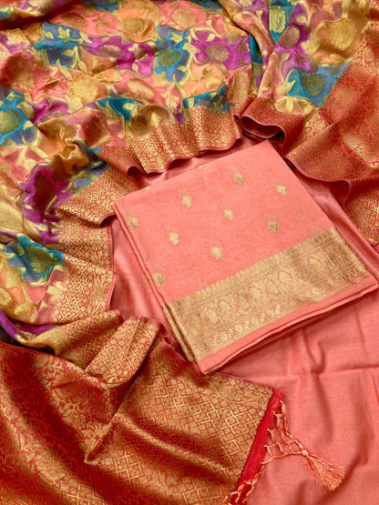 Chanderi Silk Banarasi Suit [Atifa]