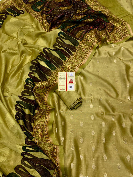 PURE CHINIYA SILK SUIT